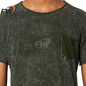 Camiseta Acid Wash a Precio Económico, Estilo Hip Hop, Camisetas Ajustadas Acid Wash para Hombre - Product Image 2