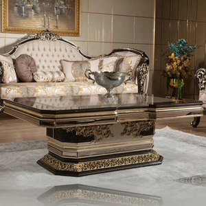 Juego de Sofás Tapizados en Madera de Teca de Lujo, Estilo Real Europeo Clásico, Tallado a Mano, Muebles para Sala de Estar de Villa - Product Image 6