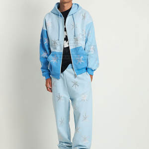 Sweat-shirts à strass pour hommes, vêtements de mode pour usage extérieur, vêtements décontractés pour l'hiver, différents modèles. - Product Image 2