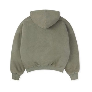 Sweat-shirt à capuche surdimensionné pour homme, broderie logo personnalisé, hiver, 1000 GSM, poids lourd, 100% coton, doublure en molleton français - Product Image 4