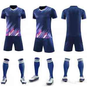 Tenues de football 7 sur 7 personnalisables pour adultes et jeunes, ensemble maillot de foot avec impression de nom, en stock pour équipes masculines - Product Image 6
