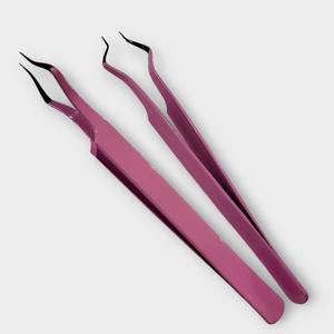 Professional Eyelashes Secretion Forceps Separator Eye Lash Tweezers Open Jaws Dissecting Separator Tool for Extension - Product Image 1