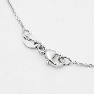 Collier pendentif minimaliste en or jaune 14 carats avec diamant de laboratoire taille radiant de 2,00 carats, serti pavé, bijoux fins, solitaire romantique, fermoir mousqueton - Product Image 4