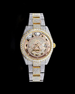 <b>Men's</b> Full Moissanite Diamond <b>Watch</b> Luxury Iced Out Bracelet Wristwatch - Product Image 1