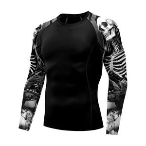 High Quality Mens Rash Guard Full Sleeve Quick Dry <b>Athletic</b> Compression Wear Supplier Wholesale - Product Image 6