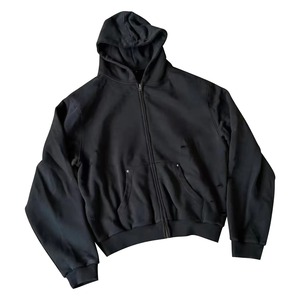 Custom Logo Unisex Hoodie Wholesale 100% Cotton Fleece Pullover OEM/ODM Heavyweight Streetwear Sweatshirt Bulk Supplier - Product Image 1