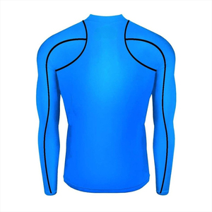 Ensemble de sport et yoga côtelé réversible pour homme, respirant, écologique, coupe-vent, à compression, 2 pièces, long, hiver, couleur unie - Product Image 4