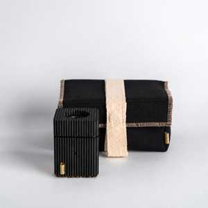 Elegante Porta Incienso de Madera con Acabado Estampado para Meditación, Relajación y Decoración del Hogar - Product Image 3
