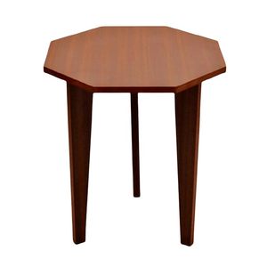 Table d'appoint/de bout de canapé octogonale en bois imperméable, style moderne du milieu du siècle, décoration intérieure - Product Image 2