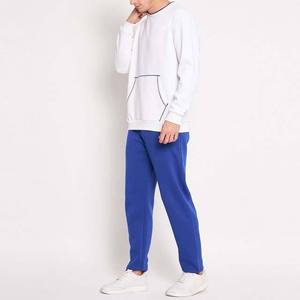 Ensemble de vêtements de sport pour hommes, personnalisable, en polaire antibactérienne, extensible, pour l'entraînement, haut et bas, pour l'hiver - Product Image 5
