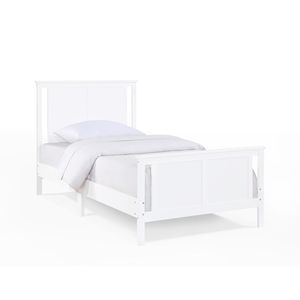 Letto singolo Connelly per bambini, opzione colore bianco/grigio Rockport - Product Image 3