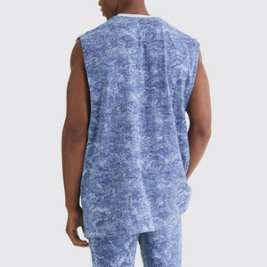 Camiseta sin Mangas para Hombre, Venta Directa de Fábrica al Por Mayor, Camiseta de Alta Calidad para Gimnasio y Ejercicio - Product Image 2