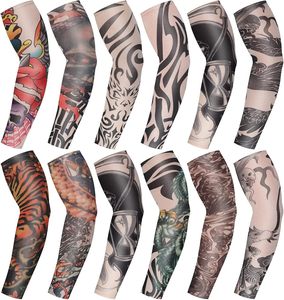 Manches de protection solaire personnalisées avec logo, effet tatouage, anti-UV, rafraîchissantes, pour hommes et femmes, idéales pour le sport, la conduite, le golf, la pêche, le cyclisme - Product Image 3