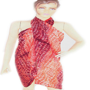 High Quality Handmade Printed <b>Sarong</b> Pareos Scarfs Colorful Beach Wear for Women Lightweight Soft Fitness Swimwear Cover Up - Product Image 4