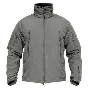 <b>Men</b>_<b>s</b> High Quality <b>Soft</b> <b>Shell</b> Winter <b>Jacket</b> Waterproof Solid Color Stand Collar New Condition High Street Style - Product Image 2