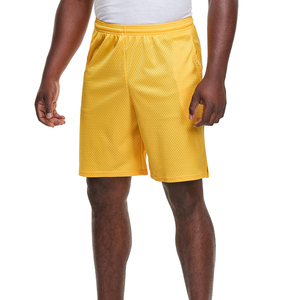 Shorts de course décontractés pour hommes à double couche en tissu Oxford et maille, écologiques, respirants, à séchage rapide, avec cordon de serrage - Product Image 4
