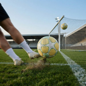 Balón de fútbol cosido a mano de calidad, para entrenamiento, partidos, deportes, duradero, para juegos al aire libre y práctica regular. - Product Image 4