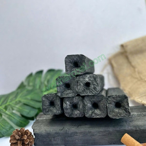 Charbon de bois de sciure carré type A pour chicha, longue durée de combustion, sans fumée, faible teneur en cendres, prix unitaire pour 1 tonne métrique de charbon AVC - Product Image 4