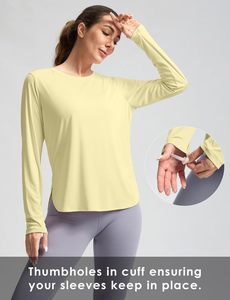 Ensemble haut et jupe sport pour femme, manches longues, col rond, séchage rapide, tricot polyester, couleur unie, printemps-été - Product Image 4
