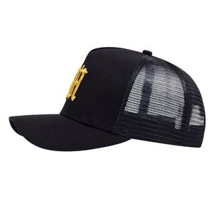 Gorra de Béisbol Bordada en 3D con Logotipo Personalizado al por Mayor, UPF 50, Malla de Algodón y Poliéster, Impermeable, Ajustable con Hebilla, 6 Paneles - Product Image 3