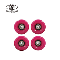 Roues de haute qualité pour patins à roulettes, colorées, 64, 68, 76 mm, rebond de 90 %, offre directe d'usine.