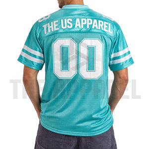 Camiseta de punto de malla transpirable de manga corta con cuello en V de ajuste regular personalizado, de secado rápido, estilo formal y urbano, con logo de color personalizado para - Product Image 2