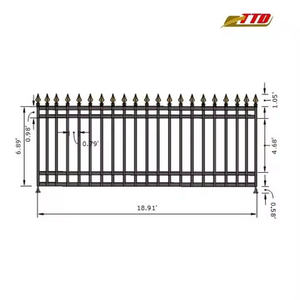 Paneles de valla metálica respetuosos con el medio ambiente personalizables para uso en jardines y granjas Fabricante Vietnam Iron Fence Expo... - Product Image 2