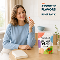 Pack de Boosters d'Oxyde Nitrique à Marque Blanche – Complément Pré-Entraînement pour la Croissance Musculaire, Assortiment de 6 Saveurs, Stimulant Énergétique
