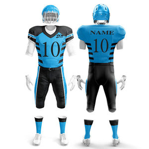 Customized High Quality Breathable American Football Uniform Latest Best Design Sports Jersey Shorts Sets Printed Unisex Adults - Product Image 6