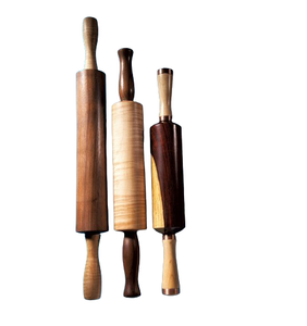 Multipurpose <b>Rolling</b> <b>Pin</b> Classic Baker's Precision <b>Rolling</b> <b>Pin</b> Wholesale Supply Handcrafted Wooden Baking Tool - Product Image 5