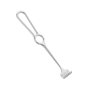 Écarteur de plaie VOLKMANN 220 mm (8,34 po) à 6 branches, pointe émoussée, profondeur 8 mm, largeur 29 mm, type Miller - Product Image 5
