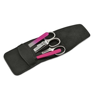 Ensemble professionnel classique de manucure et pédicure en acier inoxydable, kit de soin des ongles 4 en 1, coupe-ongles, ciseaux, étui de voyage individuel, haute qualité - Product Image 2