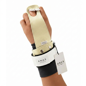 Agarraderas de Barra Asimétricas de Cuero de Alta Calidad, Accesorio Profesional para Entrenamiento Deportivo, Antideslizantes, Ajustables, Unisex, Premium, Ofrecen Comodidad - Product Image 6