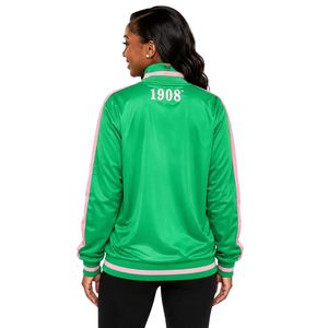 Black AKA Vintage Track <b>Jacket</b> Women Zip Up Sportswear <b>Jacket</b> Casual Fashion Outerwear Athletic Streetwear Apparel Wholesale - Product Image 2