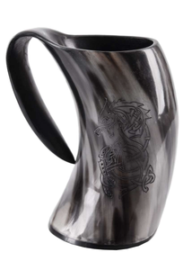 Mug en corne poli style animal, artisanat, étanche, forme naturelle pour décoration de Noël, prix varié et abordable par FAIZA CRAFT - Product Image 4