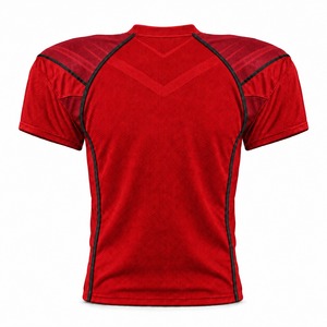 Camiseta de Fútbol Americano, Tejido de Poliéster Transpirable, Absorbe la Humedad, Secado Rápido, Ajuste Atlético, Sublimación Personalizada Premium - Product Image 2