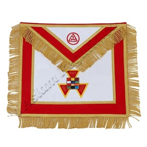 Delantal de piel de cordero, arcoíris, Santa real - Product Image 1