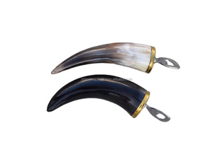 ที่เปิดขวดทำจากเขาควายขัดเงาอย่างดี ปลายทองเหลือง สีธรรมชาติ งานฝีมือสุดหรู เหมาะเป็นของขวัญสำหรับบาร์และร้านอาหาร - Product Image 6