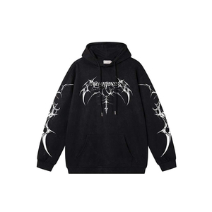 Sweat à capuche unisexe décontracté pour l'hiver, style streetwear classique, imprimé numérique délavé à l'acide, motif dragon de dessin animé, pour le basketball CYH-2670029 - Product Image 3