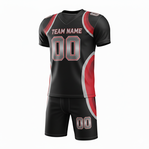 Custom American Football Uniform Jersey and Shorts Set with Front Logo Position - Product Image 3