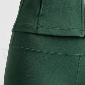 Conjunto de yoga de diseño moderno para mujer, ropa deportiva de cintura media con elástico, para deportes de invierno, ejercicio y actividades deportivas. - Product Image 5