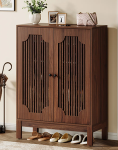 Meuble à chaussures en bois moderne et minimaliste Tribe Signs, 80 cm, 5 niveaux de rangement, pour l'entrée de la maison - Product Image 3