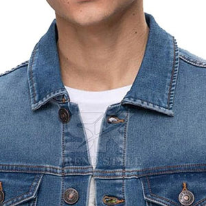 Chaqueta de Mezclilla para Hombre, Estilo Moderno, Ligera, Cómoda, Diseño Inspirado en las Tendencias, para Uso Diario, Chaqueta de Invierno - Product Image 5