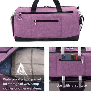 Bolsa de Gimnasio Ligera de Gran Capacidad con Bolsillo Impermeable para Yoga, Ejercicio, Deportes y Viajes de Fin de Semana - Product Image 4