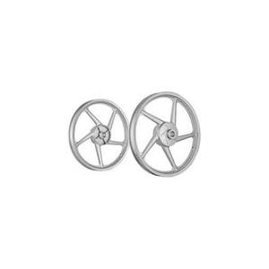 Rueda de Aleación Delantera de Alta Calidad para Pulsar 150 Negra Bajaj RE225, Repuestos para Mototaxi, OEM DJ151087 - Product Image 1