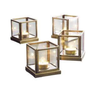 Clear Glass Cylinder and Pillar Candle for Home Decoration <b>Black</b> Stand Holder Wedding Table Candle Stand Designer Holder - Product Image 6