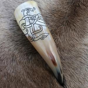 Cuerno Vikingo de Alta Calidad para Beber, Hecho de Cuerno Natural de Buey/Vaca Pulido, para Cerveza y Vino, Ideal para Entornos Tradicionales y Modernos - Product Image 2