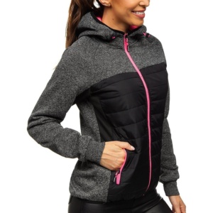 Vendredi noir Nouveau Design Offre Spéciale 100% Ouate Polyester Puffer capuche Femme Veste - Product Image 2