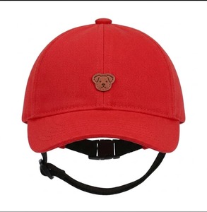 Gorra de béisbol unisex para bebé, con apliques de oso, bordado, algodón transpirable, correa ajustable para la barbilla, gorro informal para exteriores para todas las estaciones - Product Image 4