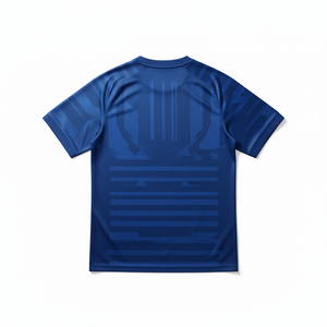 Conjuntos de Camisetas de Fútbol Personalizables con Nombre de Equipo, Secado Rápido, 100% Poliéster, Tela de Malla Antibacteriana, Cuello Redondo, Unisex - Product Image 2
